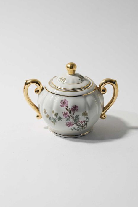 Serviço de chá em porcelana Viana – completo para 12 pessoas