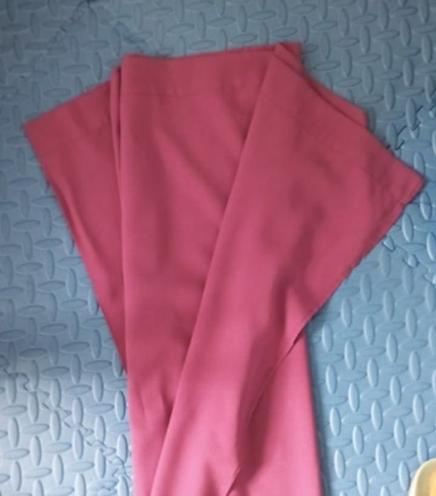 Zasłona jedna szt wys 3 M szer 140 cm kolor pastelowy fiolet na tunelu