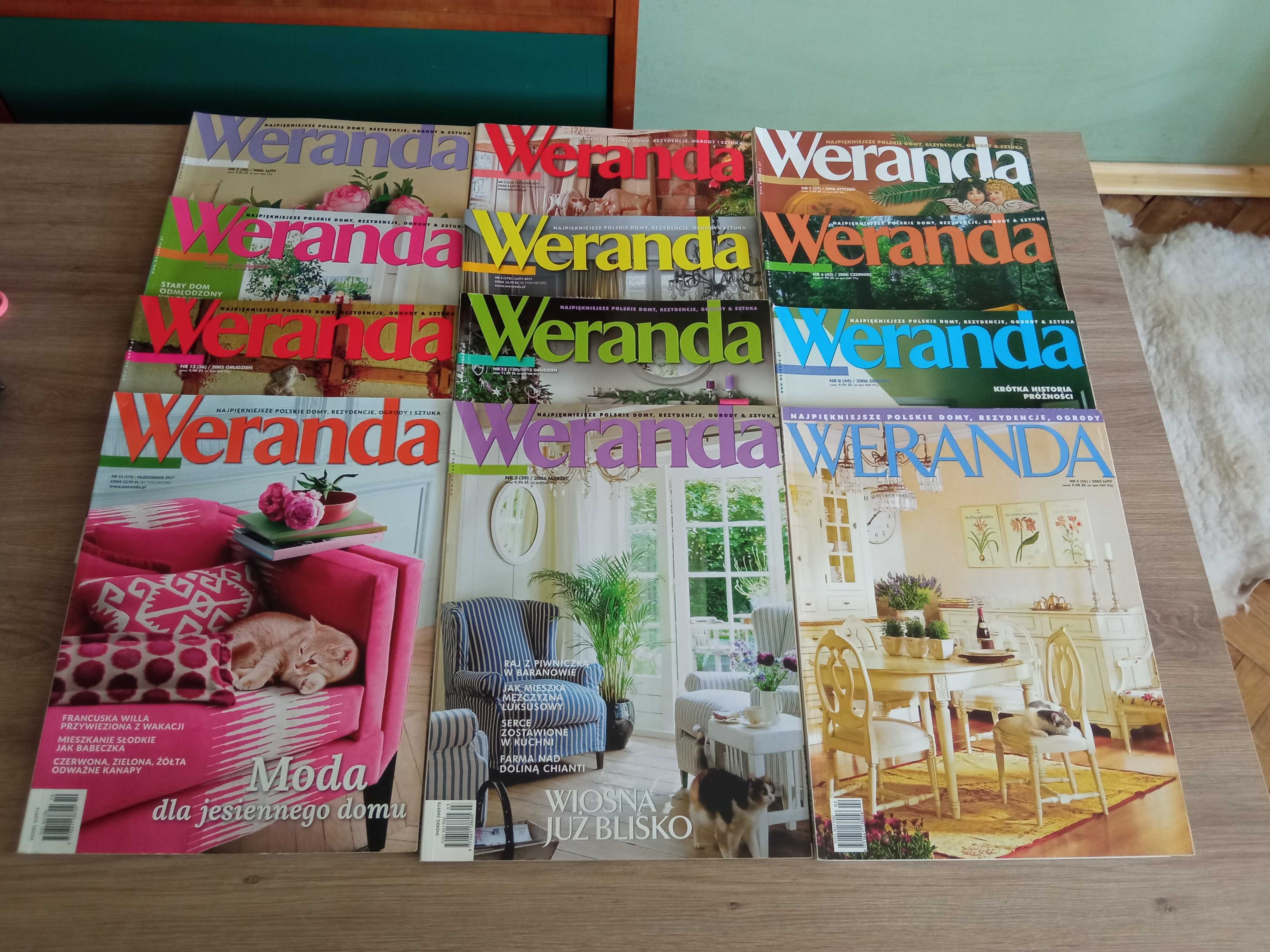 Czasopismo Weranda, archiwalne roczniki, 30 sztuk