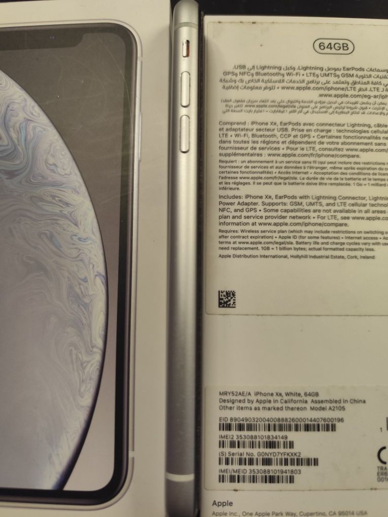 IPHONE XR 64 gb branco
