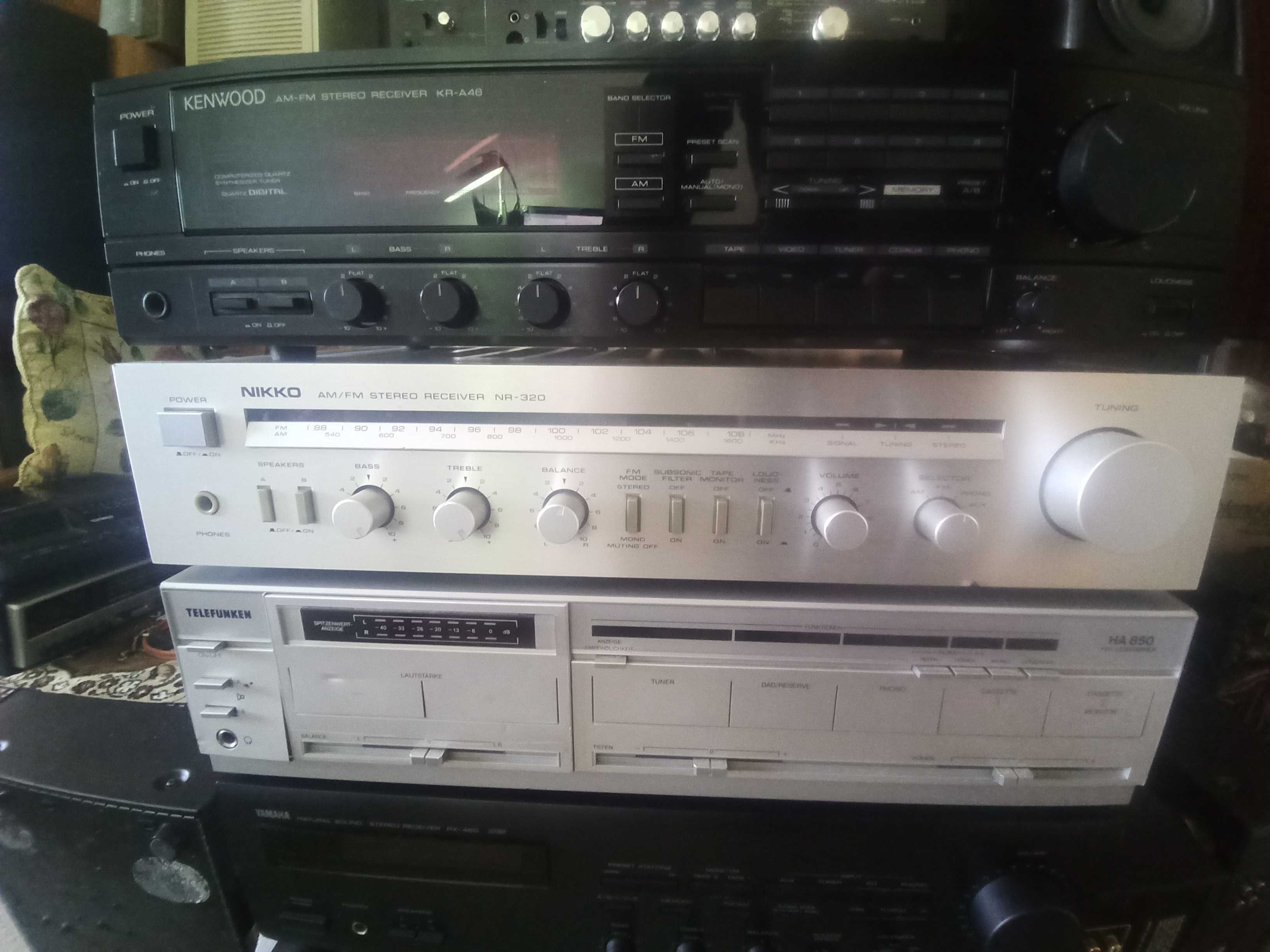 Nikko NR-320, Kenwood KR-A46,Telefunken HA 850