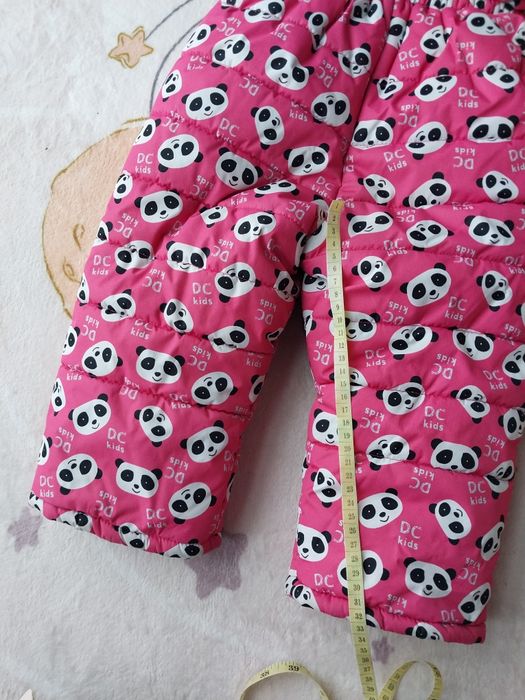 Яскравий теплий комбінезон для дівчинки. Справжній скарб в холодінь!