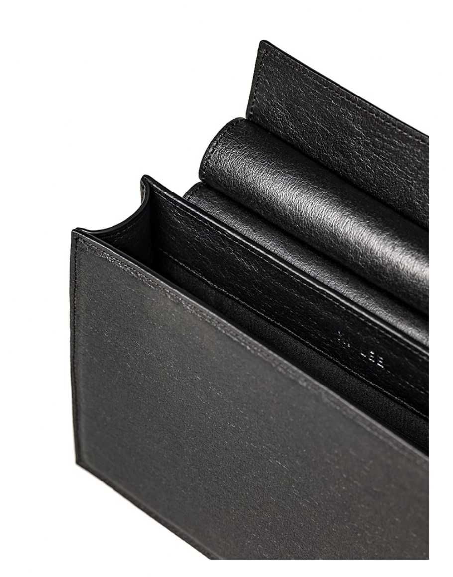 Pages Cork Cross Body Bag Black Ki Lee Czarna Torebka Designerska