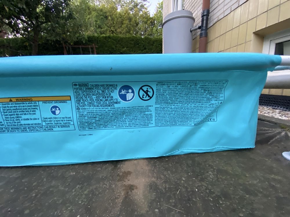 Basen stelażowy Mini kwadratowy Intex 122x122x30