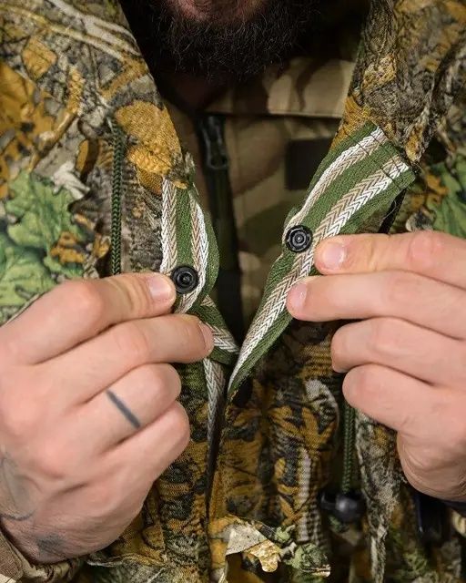 Маскувальний костюм "Пончо" з 3D листям кікімора військова