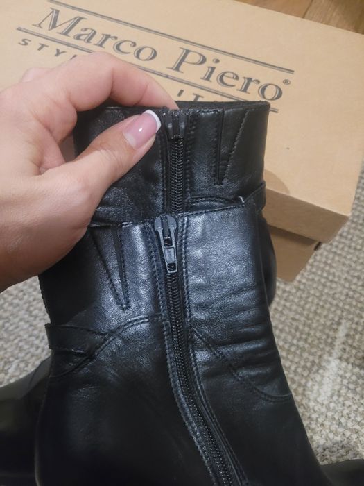 Шкіряні ботинки демі, 36 розмір, 23.5 см