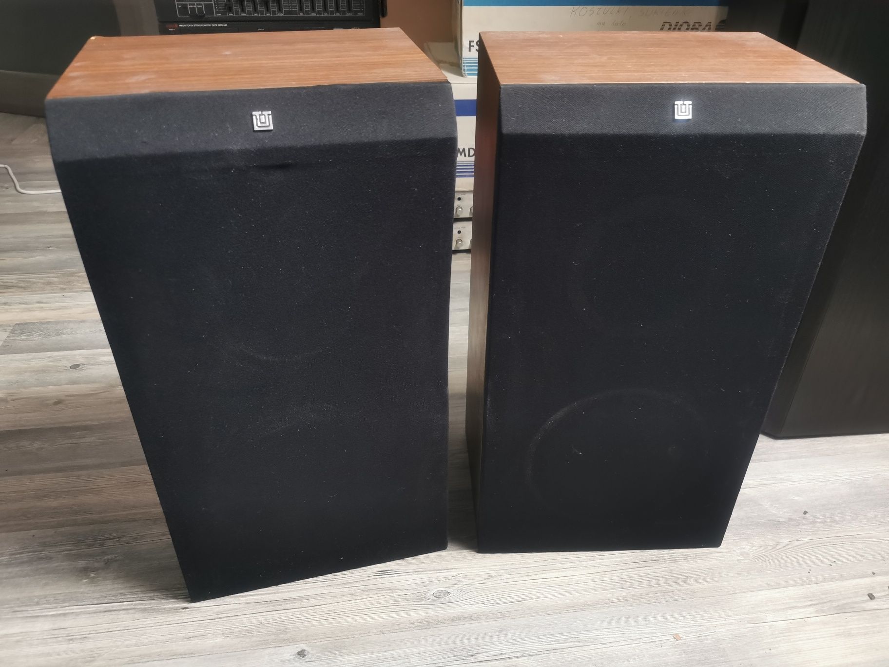 Kolumny ZG30C114 30W ładny stan do renowacji do Radmor Diora Unitra