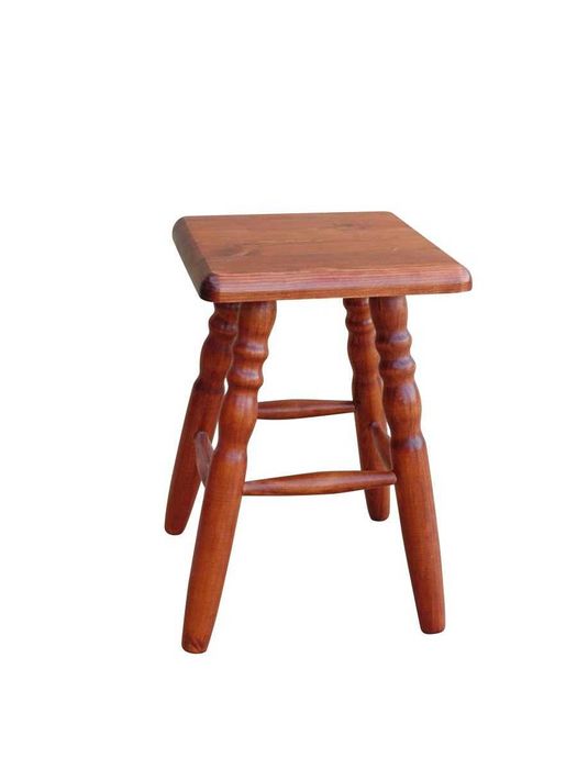 Taboret drewniany sosnowy 45 cm Toczony Kuchnia  PRODUCENT MEBLI