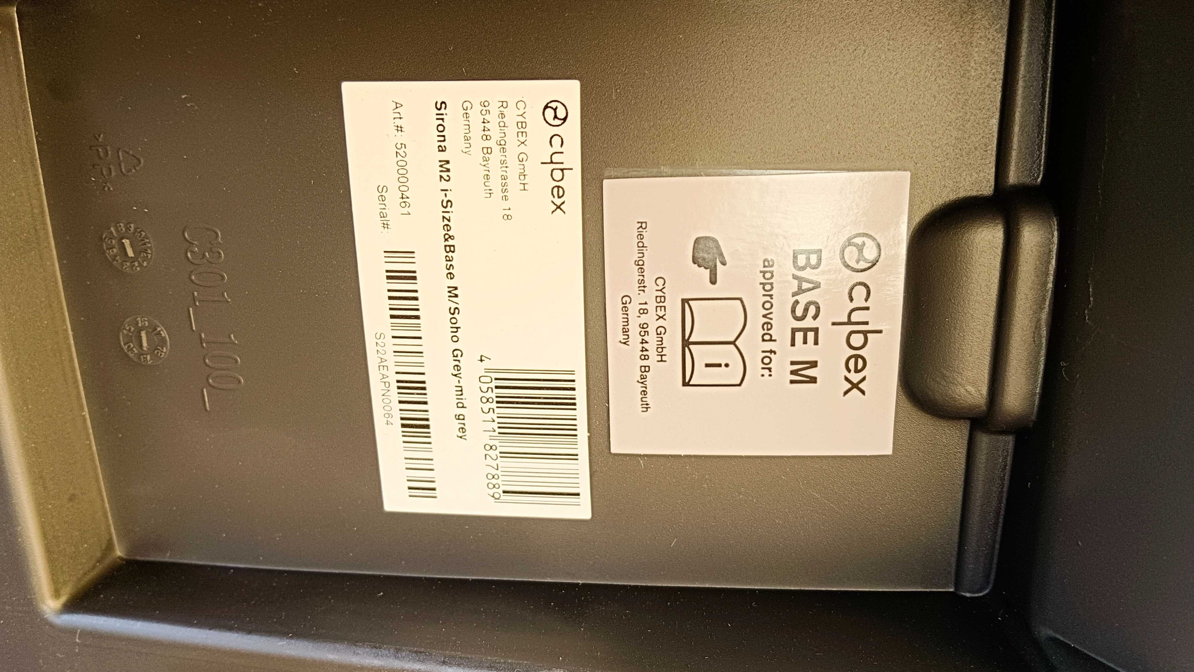 Cybex Gold Sirona M2 i-Size Manhattan Grey z bazą | 0-15kg