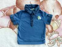 Elegancka bluzka polo w paski Topolino 62 statek marine jak nowa