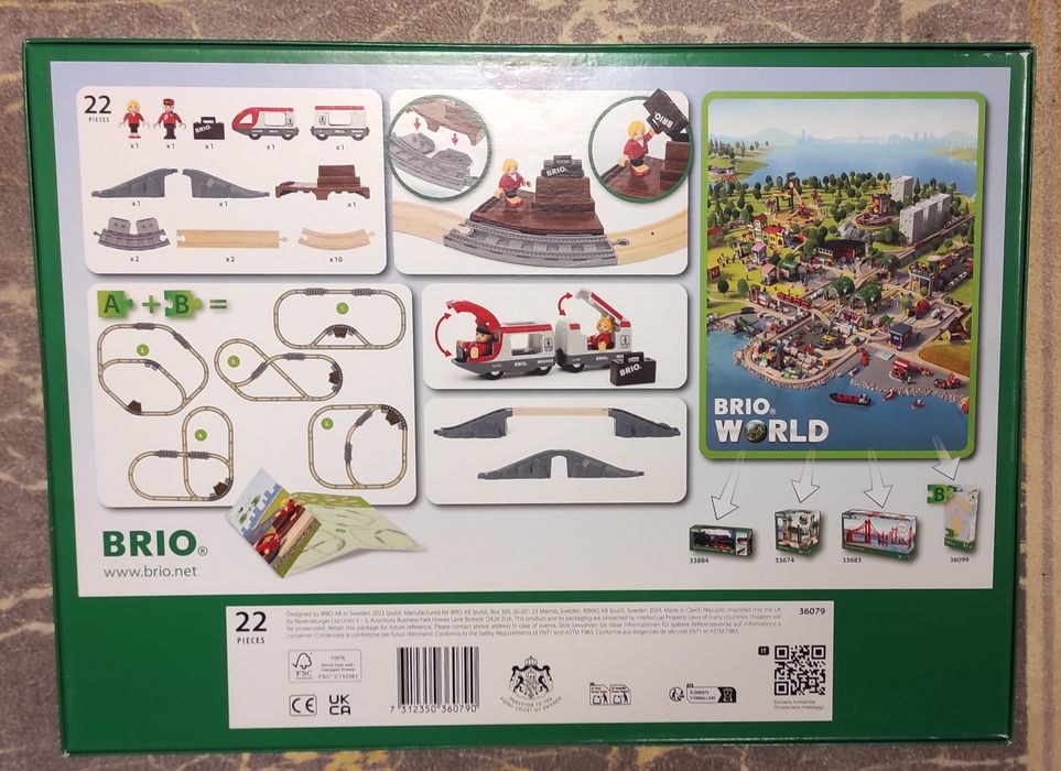 Дитяча залізниця BRIO Стартовий набір