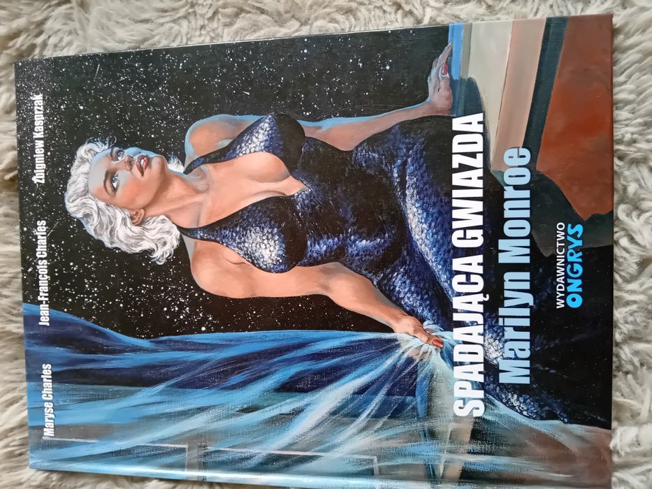 Spadająca gwiazda Marilyn Monroe komiks