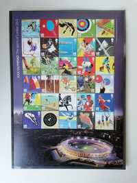 Folha de 30 selos dos Jogos Olímpicos e Paralímpicos de Londres 2012