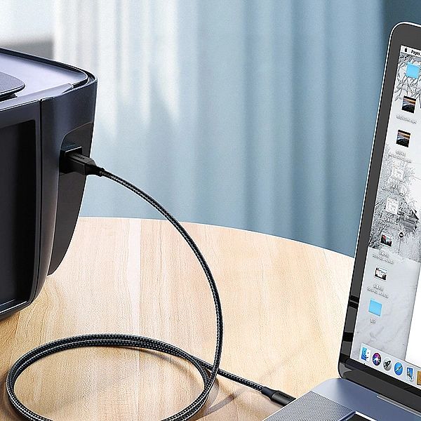 Kabel Ugreen Us370, 45034 do drukarki Usb-c / Usb-b 1m - czarny
