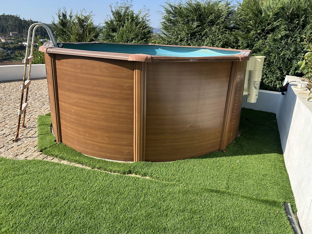 Piscina de aço gre 300x120cm