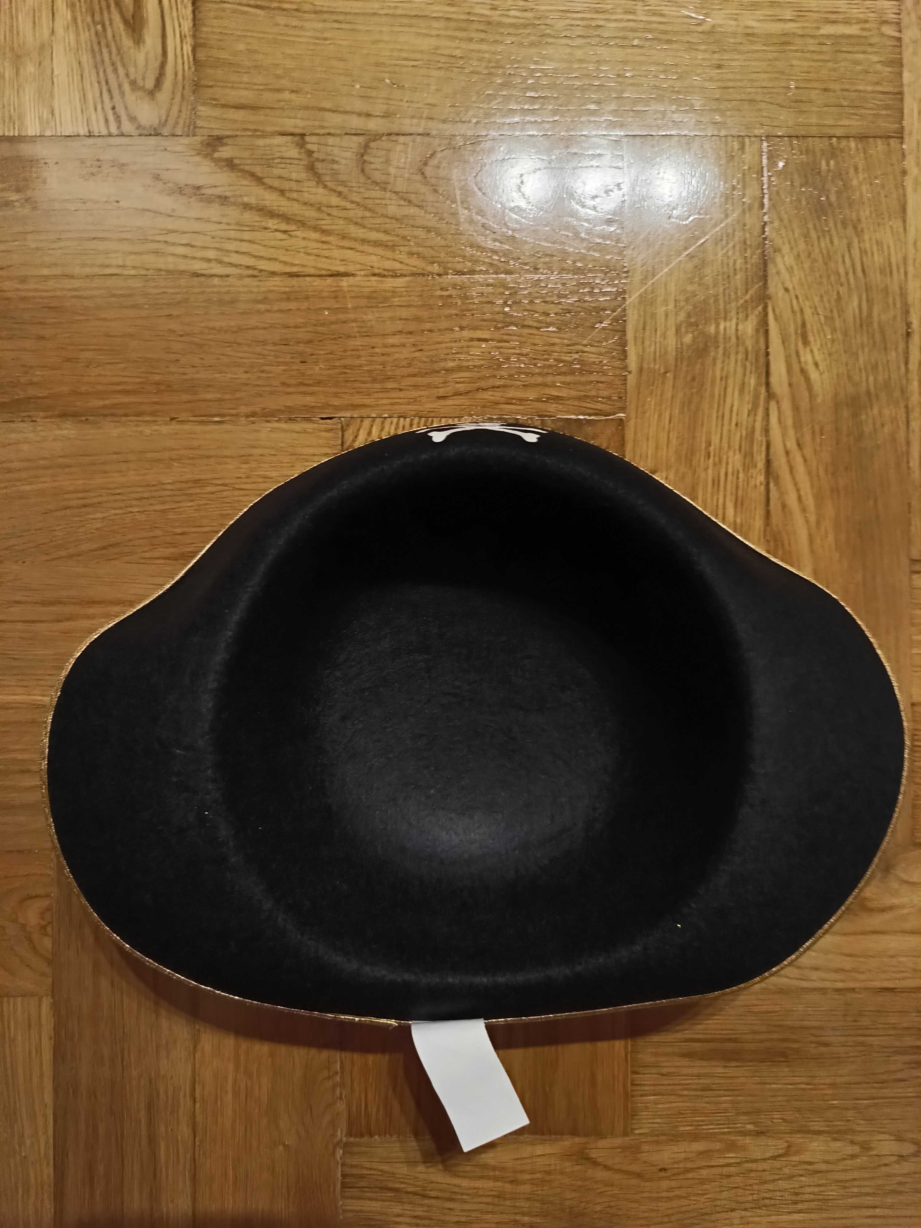 STAN IDEALNY!Czapka pirata -obw.50 cm ,rozmiar S