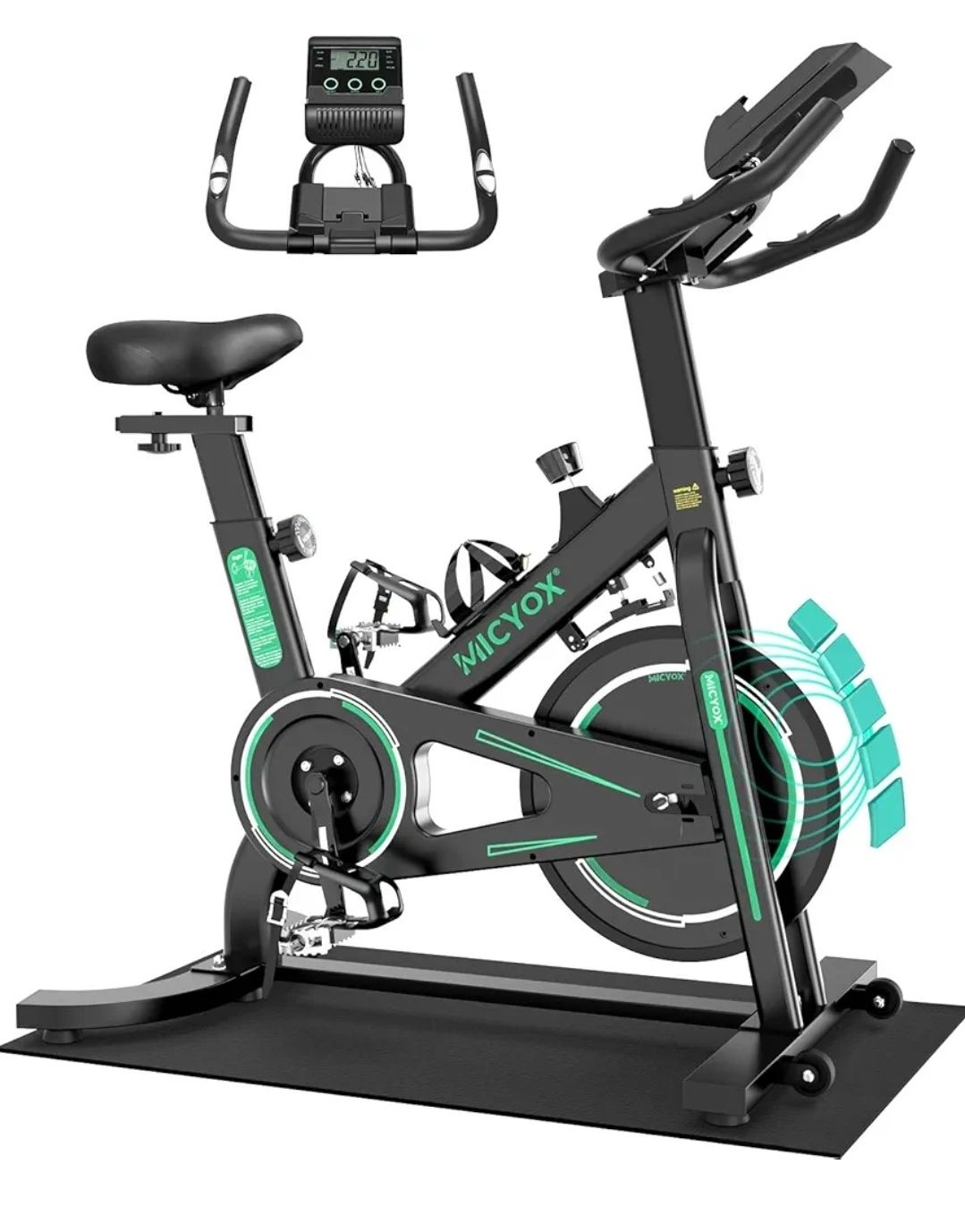Micyox MX87 rower treningowy z magnetycznym oporem, rower do fitnessu,