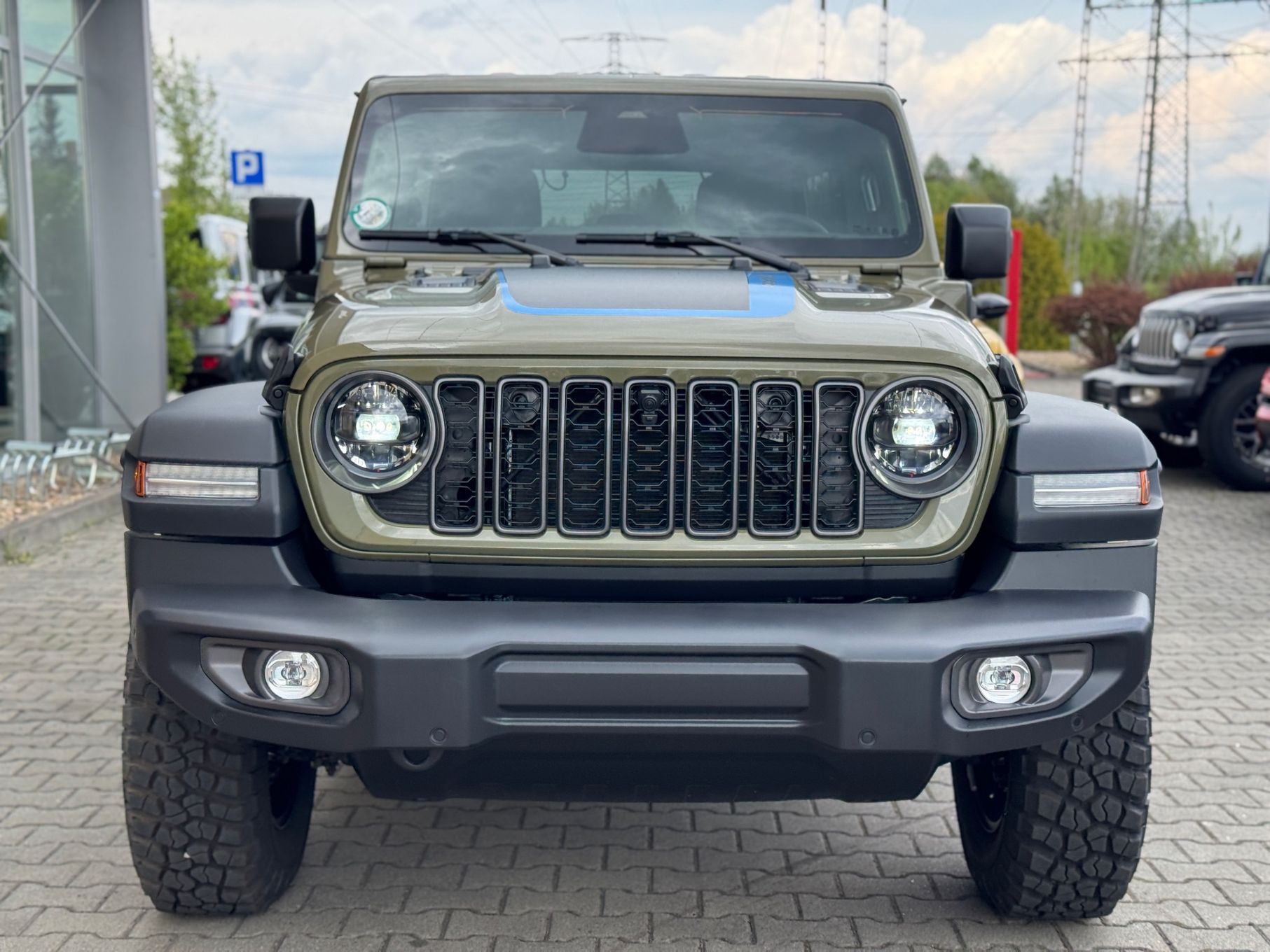 Jeep Wrangler Nowy kolor Zielony Militarny! 2025! Od ręki! 380 KM! 37 860 PLN upustu