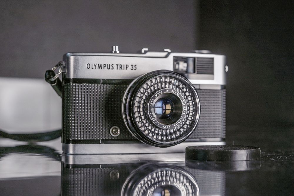 Aparat analogowy Olympus Trip 35