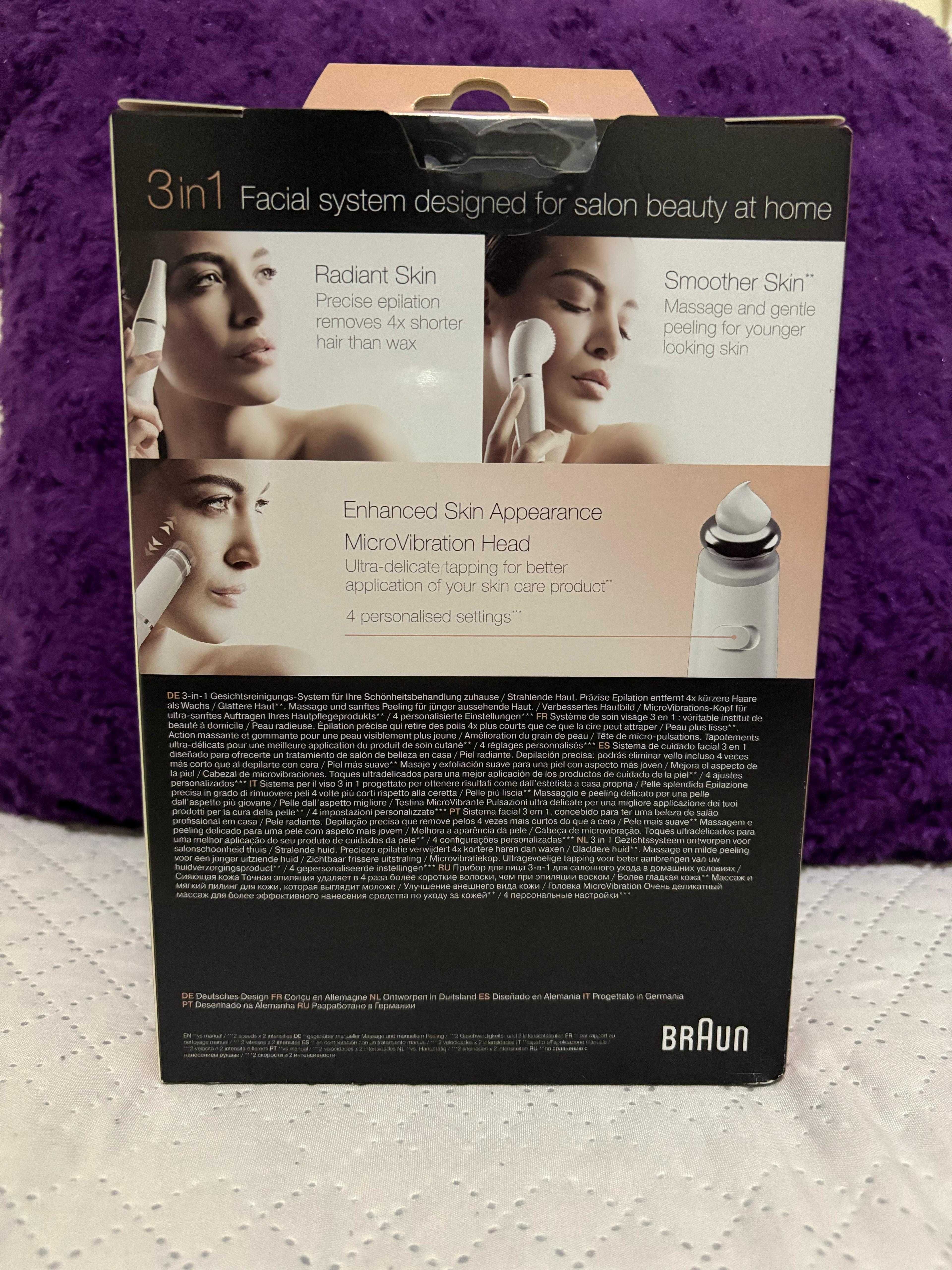 Braun FaceSpa Pro - 3 em 1 para uma Pele Radiante!