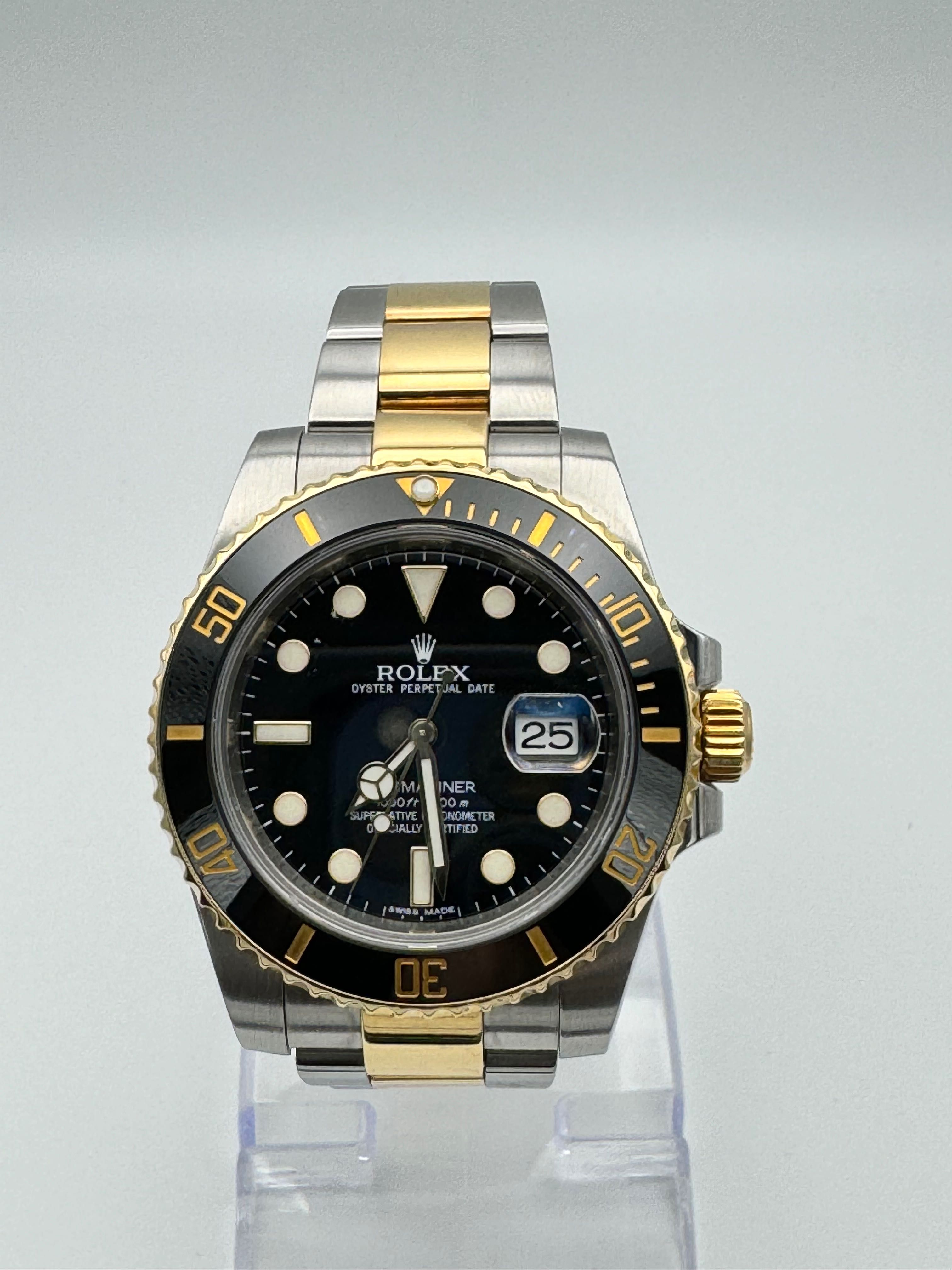 Rolex Submariner Date Stahlgold 116613LN Fullset - 2017