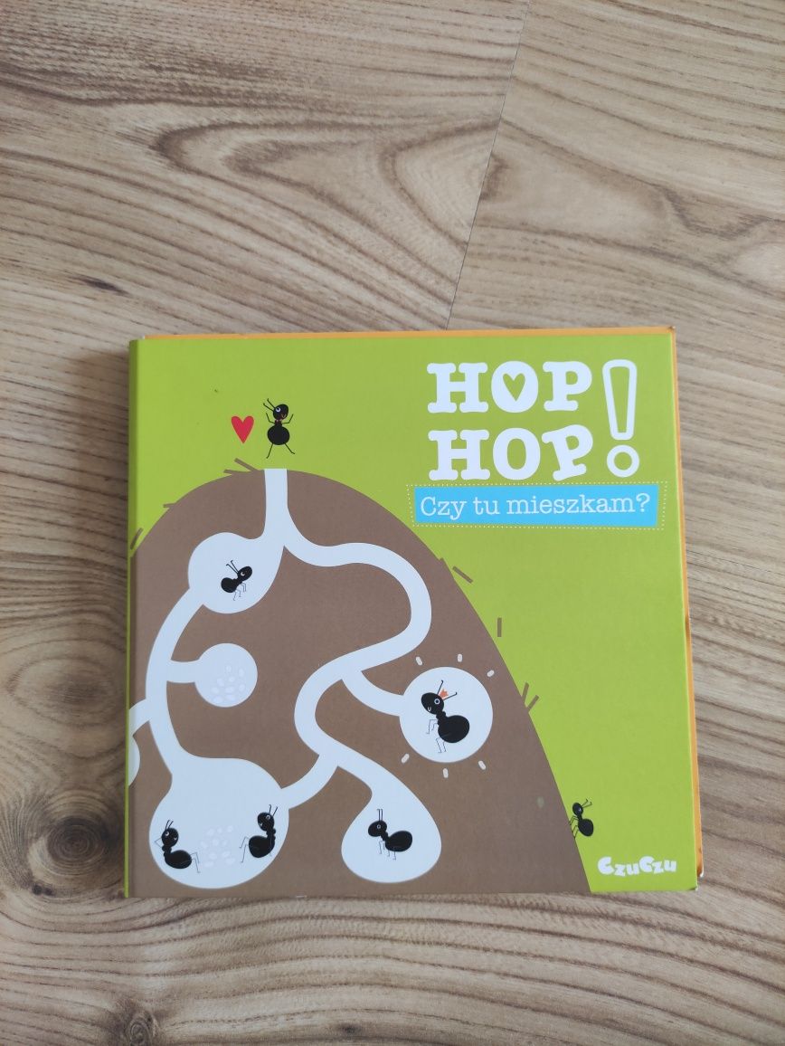 CzuCzu książeczka dla dzieci Hop Hop Czy tu mieszkam