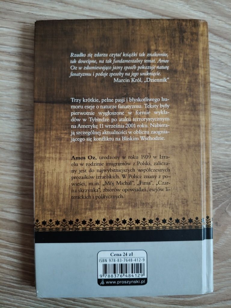 Jak uleczyć fanatyka Amos Oz
