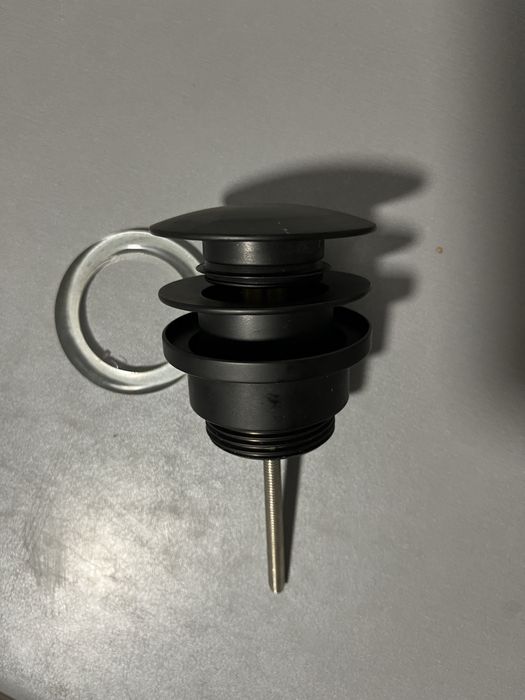 Korek klik klak czarny do zlewu nowy