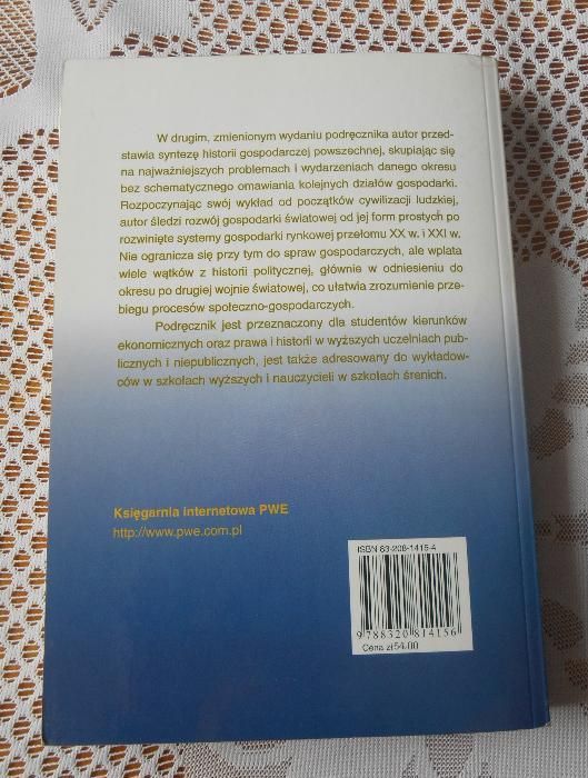 Historia gospodarcza powszechna Jan Szpak, 2003