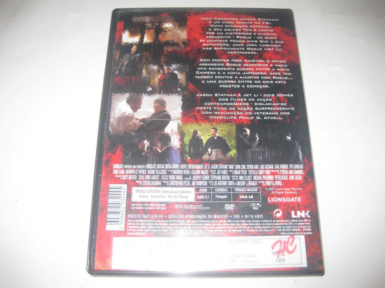 DVD "Guerra" com Jason Statham