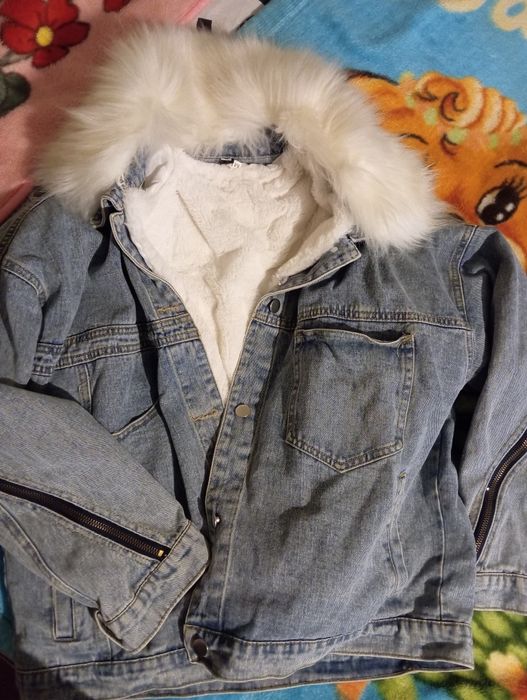 Женская джинсовая куртка два в одном