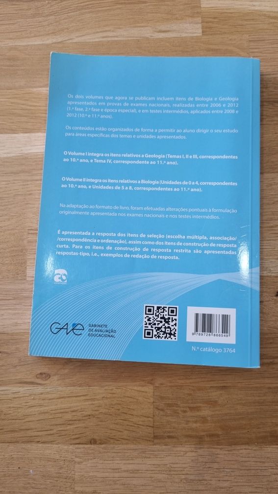 Biologia e geologia questões de exame 11 ano