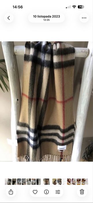 Kaszmirowy szalik Burberry