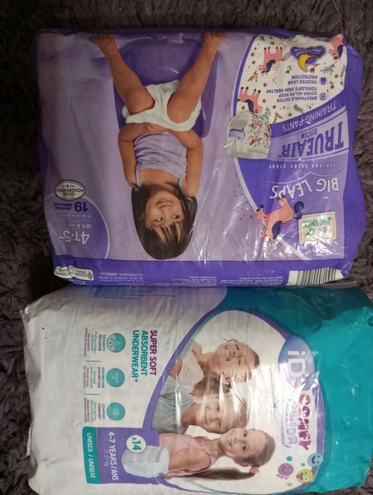 Лот памперсів дитячих 19+14шт , 17-27 кг