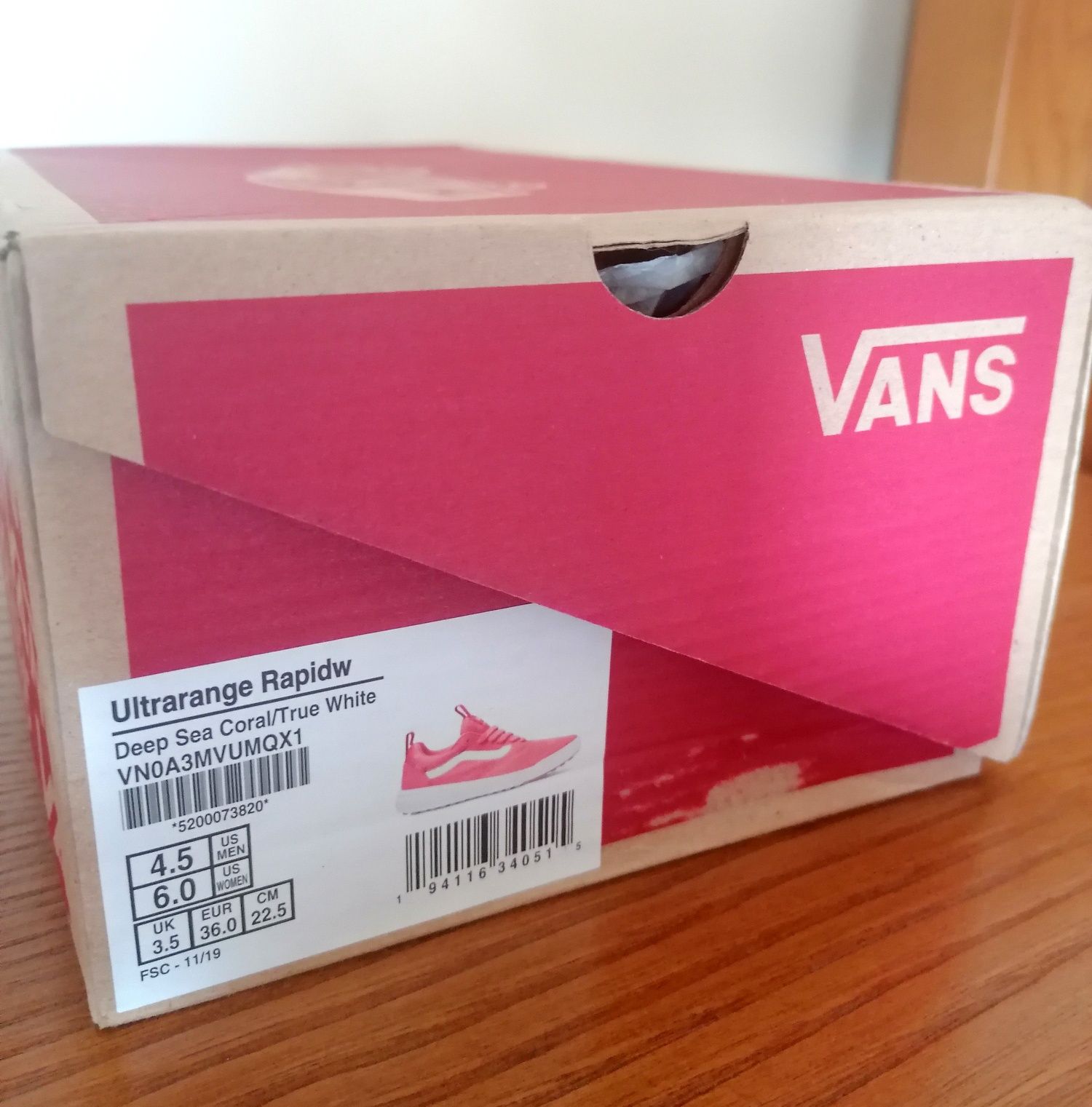 Vans Ultrarange 36 - Novas, na caixa