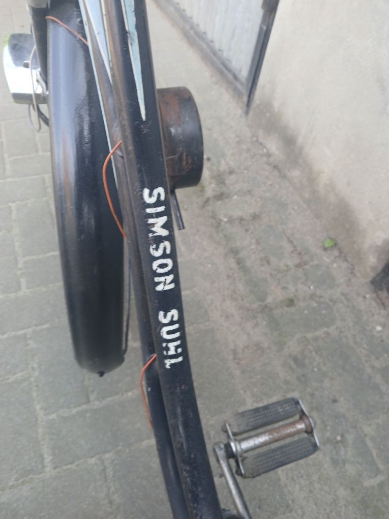 Stary rower simson silnik rowerowy hongdu