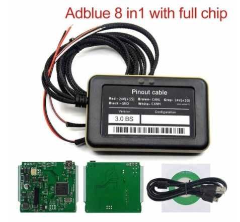 Эмулятор ADBLUE SCR, емулятор мочевины грузовиков 8в1 + NOx