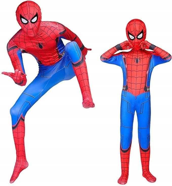 Strój przebranie kostium SPIDERMAN pająk roz. L 180 cm K98
