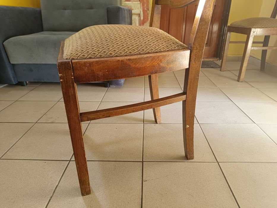 Krzesła stare lata 30 drewniane, antyk PRL