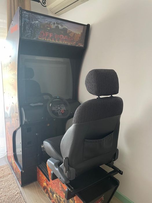 Máquina de jogo, arcade de corrida, OffRoad challenge modificada