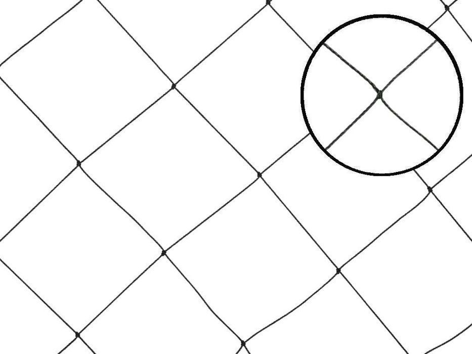 Mocna siatka na woliery wolierowa do zadaszenia Oczko 100 mm