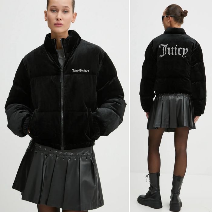 Велюрова куртка Juicy Couture нова, оригінал, чорна XS з бірками