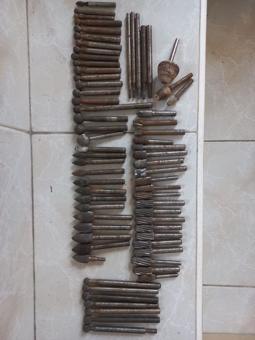 Борфрезы, мечики, круги абразивные, фрезерные, напильники, малярный ин