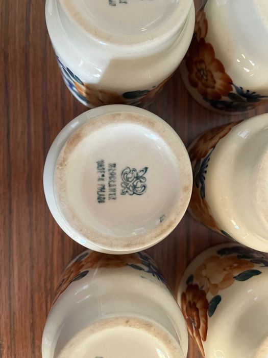 komplet czarek Włocławek - 6 sztuk