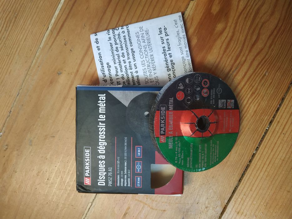Диски шліфувальні по металу Park side Німеччина