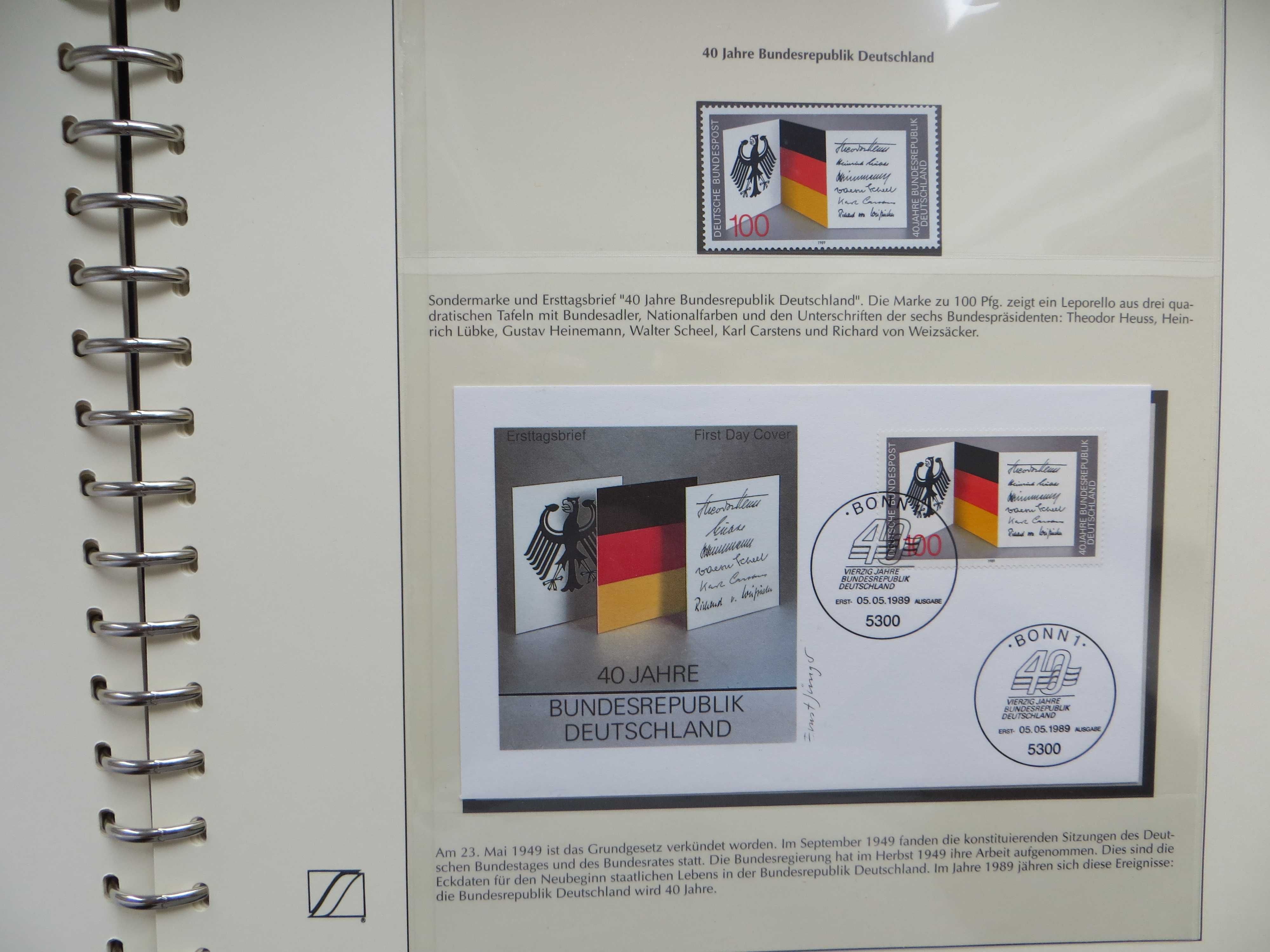 Klaser ze znaczkami Niemcy