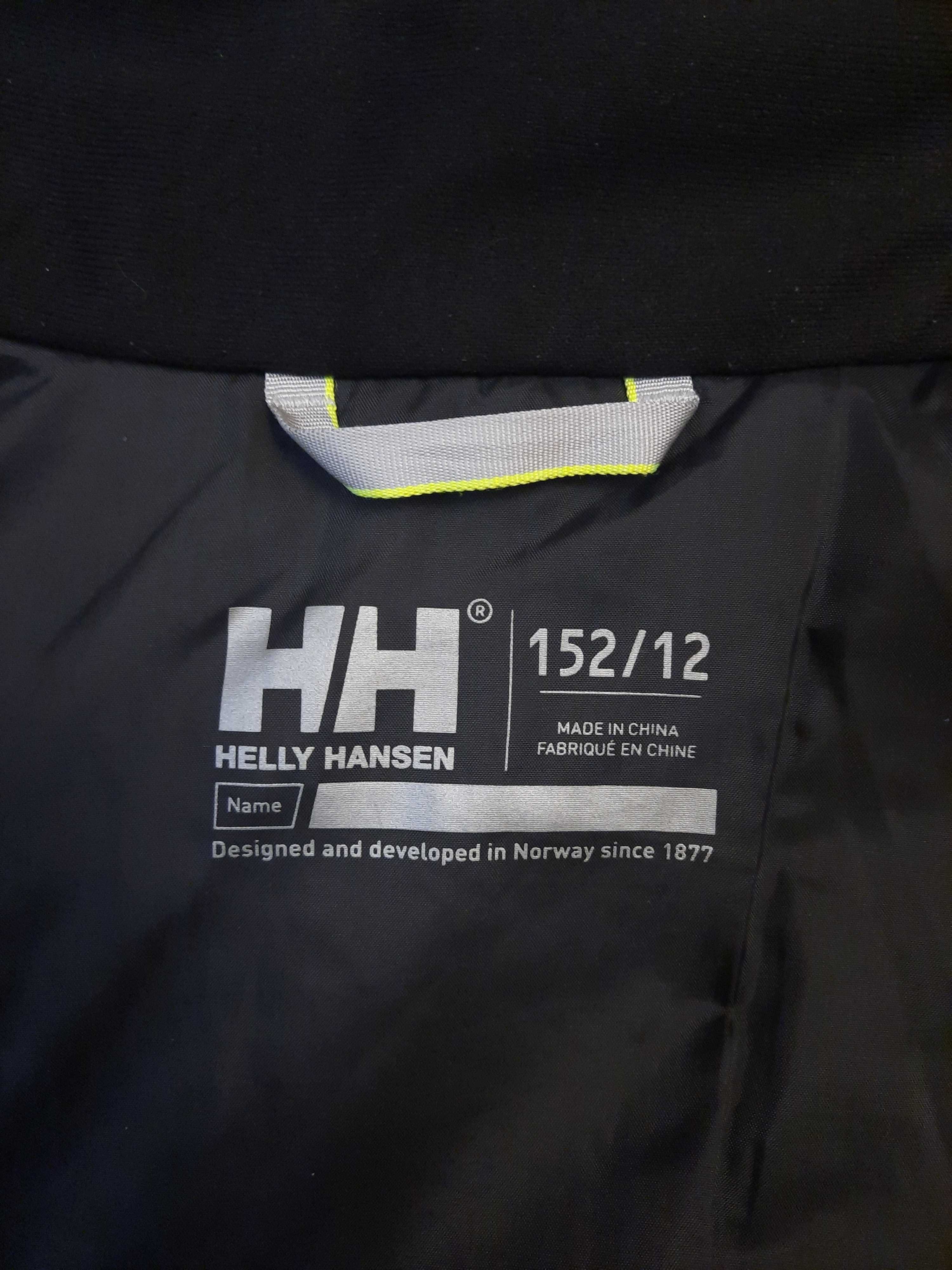 Kurtka narciarska zimowa ocieplana Helly Hansen rozmiar 152 cm 12 lat