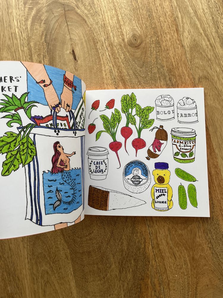 Kolorowanka dla dorosłych, Hipster colouring book