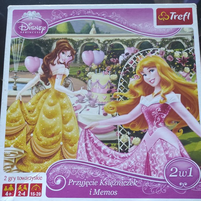 Gra memory, memos Przyjęcie księżniczek i memos