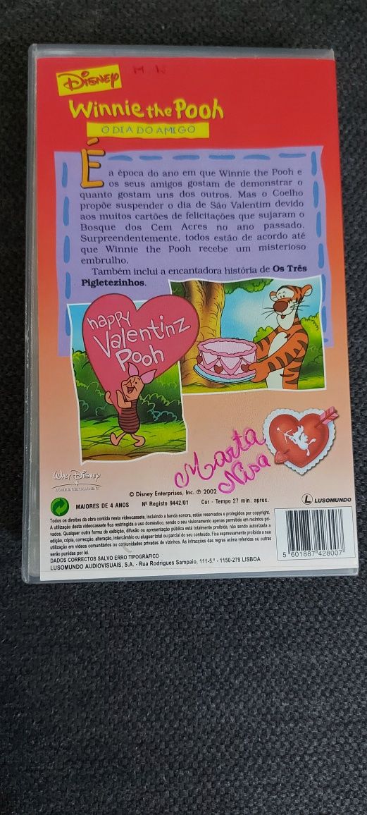 Coleção Vídeos VHS Winnie the Pooh
Como ajudar os outros
O dia do amig